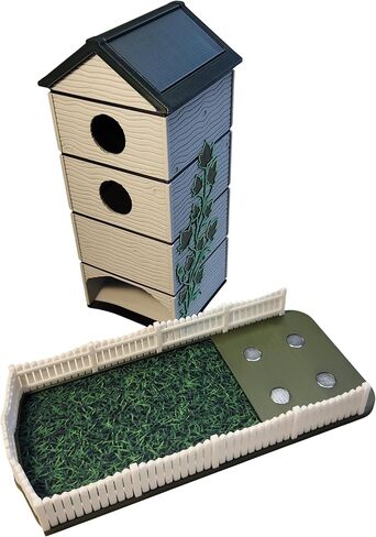 Magnetic Dice Tower with White Picket Fence Dice Tray and Easy Dice Drop Roof - Perfect Upgrade for Board Games Like Wingspan (Summer) in Saudi Arabia