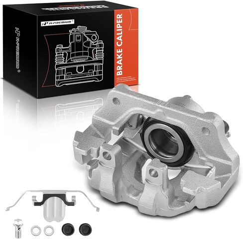 A-Premium Disc Brake Caliper Assembly with Bracket Compatible with Select BMW Models - 323i 2006-2011, 328i 2008-2013, 328i xDrive 2009-2013, 328xi 2008, X1 2013-2015 - Front Left Driver Side in Saudi Arabia