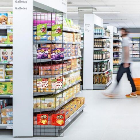 Grid Wall Commercial Grade Gridwall Panels – Heavy Duty Grid Panel for Any Retail Display Wall Grid 2' Width x 5' Height, Black (Pack of 3) Easily Portable in Saudi Arabia