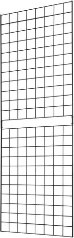 Grid Wall Commercial Grade Gridwall Panels – Heavy Duty Grid Panel for Any Retail Display Wall Grid 2' Width x 5' Height, Black (Pack of 3) Easily Portable in Saudi Arabia