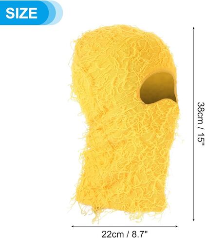PATIKIL Distressed Balaclava Ski Mask, Balaclava Camo Knitted Face Mask Windproof Full Face Cover in Saudi Arabia