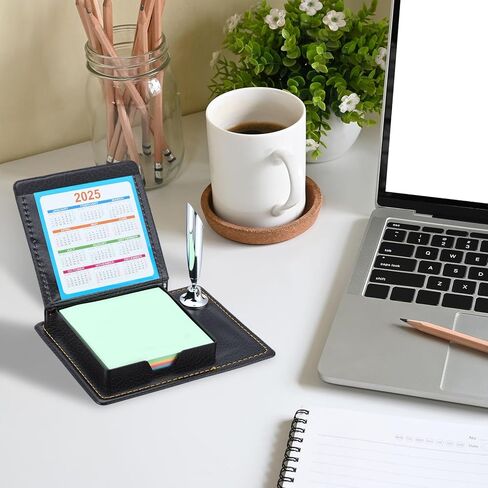 Thenshop 12 Pcs Difference Maker Sticky Note Holder Employee Appreciation Gifts for Christmas Appreciation Notepad and Pen Holder with PU Leather Box Thank You Gifts for Women Men Friend Coworker in Saudi Arabia