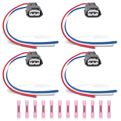AUTOKAY Pack of 4 Ignition Coil Connector Repair Harness Plug Wiring Pigtail Fits for Nissan 350Z 370Z Altima Armada Maxima in Saudi Arabia