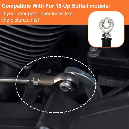 AUFER Neutral Gear Shift Assist Shifter Compatible with for Touring Softail 2018-2025 Engine Neutral Shift Assistant Auxiliary Mount Bracket 20% Shifting Easier into Neutral Accessory in Saudi Arabia