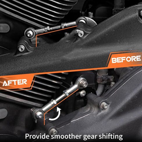 AUFER Neutral Gear Shift Assist Shifter Compatible with for Touring Softail 2018-2025 Engine Neutral Shift Assistant Auxiliary Mount Bracket 20% Shifting Easier into Neutral Accessory in Saudi Arabia