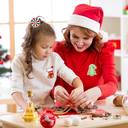 Whaline 26Pcs Christmas Iron-On Sew-On Patch Red Green Cartoon Alphabet A to Z Heat Transfer Iron Patches Embroidered Cloth Patches Iron on Letters for Xmas Clothing Fabric DIY Crafts in Saudi Arabia