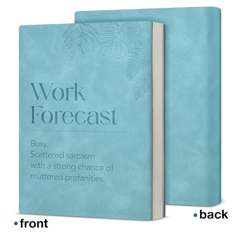 Humor Office Notebook Sarcastic Work Forecast Journal Funny Gifts for Coworker Colleague Friend in Saudi Arabia