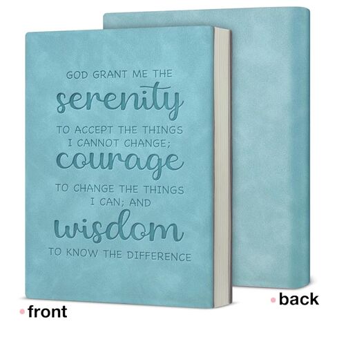 Serenity Prayer Office Notebook, Inspirational Gifts for Mom Women Friends Colleague, God Grant Me The Serenity Journal, Mental Health Gift in Saudi Arabia