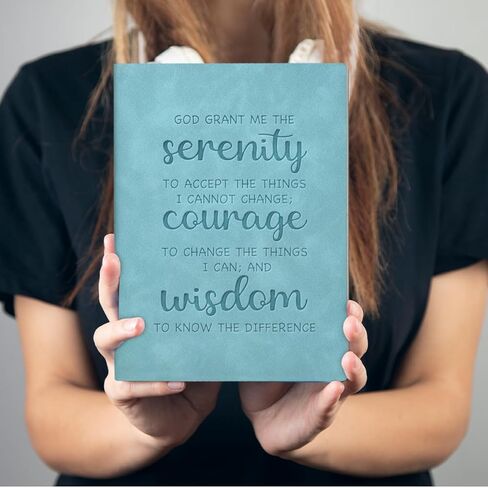 Serenity Prayer Office Notebook, Inspirational Gifts for Mom Women Friends Colleague, God Grant Me The Serenity Journal, Mental Health Gift in Saudi Arabia