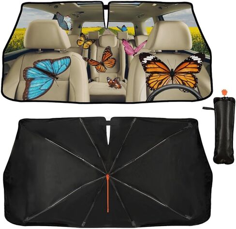 Raccoon Car Windshield Sunshade Umbrella Funny Raccoon Sun Shade Umbrella for Car Raccoon Foldable Car Window Shades Windshield Sun Shades Umbrella Cover 57 x 30 in in Saudi Arabia