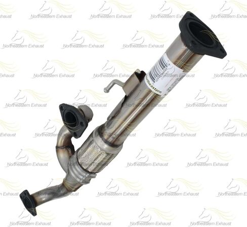 Exhaust Front Flex Pipe Compatible for 2010-2013 Acura MDX 3.7L | Stainless Steel | Northeastern Exhaust | Free Gaskets, Hanger, and Bolt Kit Included in Saudi Arabia
