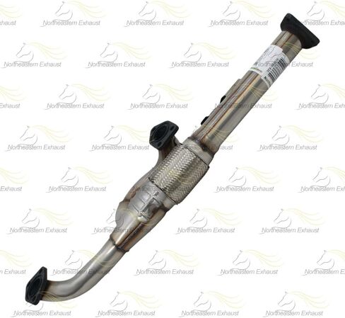 Exhaust Front Flex Pipe Compatible for 2010-2013 Acura MDX 3.7L | Stainless Steel | Northeastern Exhaust | Free Gaskets, Hanger, and Bolt Kit Included in Saudi Arabia