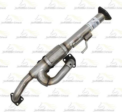 Exhaust Front Flex Pipe Compatible for 2010-2013 Acura MDX 3.7L | Stainless Steel | Northeastern Exhaust | Free Gaskets, Hanger, and Bolt Kit Included in Saudi Arabia