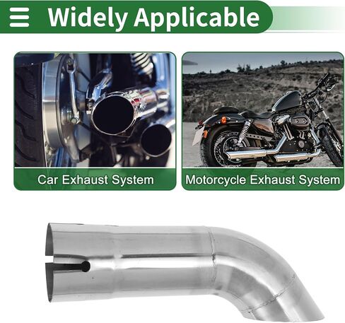Motoforti 4" ID Inlet Turn Down Exhaust Pipe T304 Stainless Steel Surface Polishing Mandrel Bend Elbow Tube 9.1" Overall Length Suitalbe for 4" OD Tailpipes in Saudi Arabia