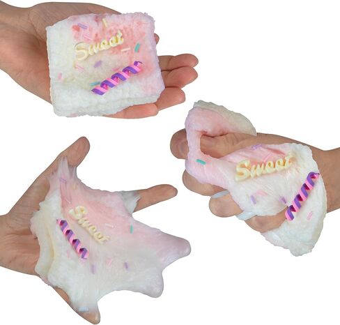 ORB Tabalicious Sweet Treats TABA Squishy Cake Toy 2 Pack - Soft, Sticky, Colorful Play Squishy Food Dessert TABA Squishies - Fun Stress Relief - Fidget and Sensory Squishy Toys for Kids and Adults in Kuwait