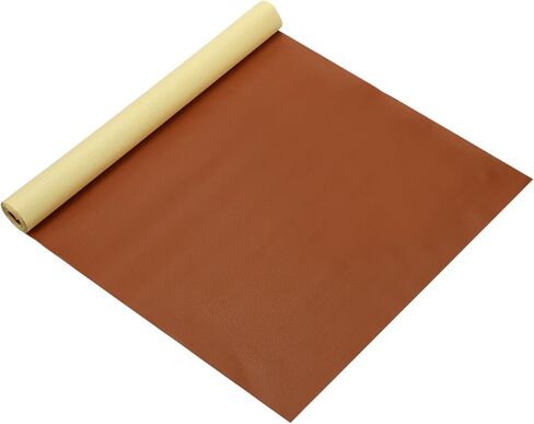MECCANIXITY Leather Repair Patch 14"x54" Self-Adhesive Leather Vinyl Repair Tape Kit for Furniture Couches Sofa Chair Car Boat Seats Jackets, Light Brown in Saudi Arabia