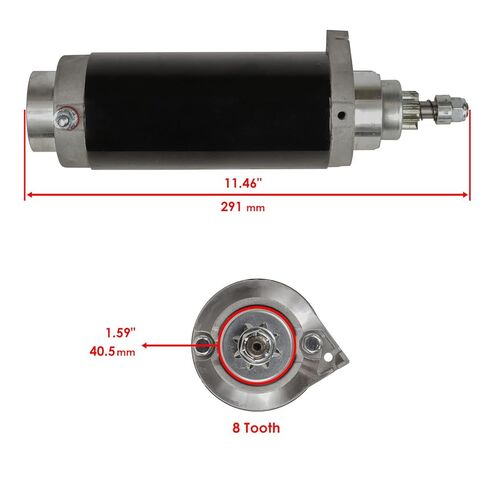 Akkum Fits for Starter for Mercury Mariner 50-79472 50-79472-1 50-79472T2 50-44415 50-44414 in Saudi Arabia