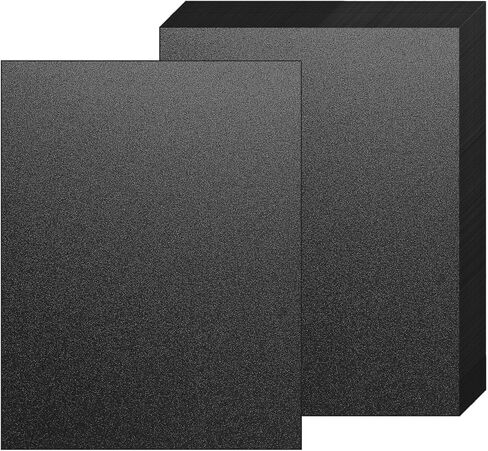 30 Sheets Shimmer Black Cardstock 8.5x11 Inches, 250gsm/92lb Pearlescent Paper for Wedding, Crafting, Greeting Cards, DIY Making Cards, Menus, Party in Saudi Arabia