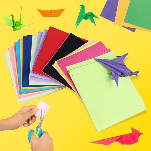 Granhoolm 300 Sheets Origami Paper, 20 Colors Origami Paper 7x7 inch,Double Sided Color Oragami Papers for Paper Artists,Craft Enthusiasts,DIY Arts Crafts in Saudi Arabia