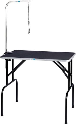 Pet Edge Master Equipment Heavy Duty Grooming Table with Arm – Easy to Clean Grooming Table for Animals up to 220 Pounds in Saudi Arabia