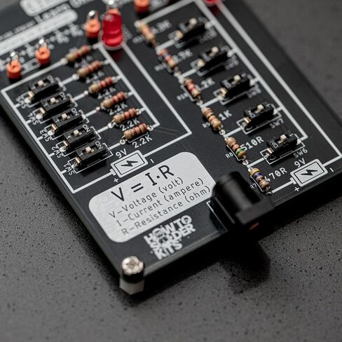 Ohm’s Craft – DIY Educational Soldering Kit | Demonstrate Series & Parallel Resistor Networks | STEM Learning Board with LED Feedback & Test Points for Teens & Hobbyists in Saudi Arabia