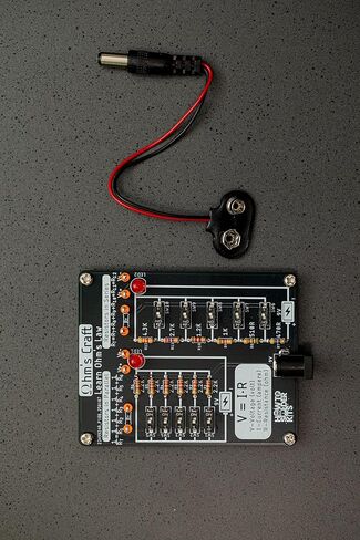 Ohm’s Craft – DIY Educational Soldering Kit | Demonstrate Series & Parallel Resistor Networks | STEM Learning Board with LED Feedback & Test Points for Teens & Hobbyists in Saudi Arabia