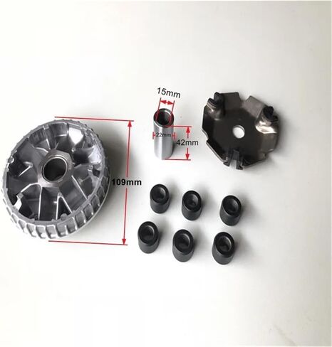 الملحقات الأصلية للدراجات النارية سكوتر مخلب نقل محرك بكرة السطح الجمعية ل 125 125cc K69A 2020 2021 22110-K69-600 in Kuwait