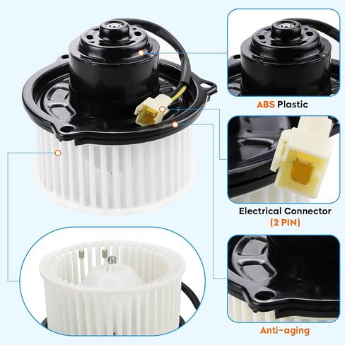 700010 HVAC Heater Blower Motor Assembly with Fan Cage for Dodge 1994-2001 Ram 1500 2500 3500 Pickup, for Jeep Grand Cherokee 1993-1998, Replaces 615-00486 4778417 5015866AA in Saudi Arabia