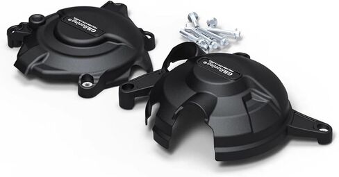 متوافق مع Yamaha R3 2023-2025 MT-03 2023-2025 غطاء حماية المحرك R3 2020 2024 MT-03 2023 2024 2025 غطاء المحرك (أسود-مجموعة واحدة) in Saudi Arabia