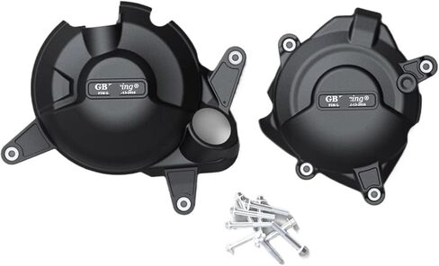 متوافق مع Yamaha R3 2023-2025 MT-03 2023-2025 غطاء حماية المحرك R3 2020 2024 MT-03 2023 2024 2025 غطاء المحرك (أسود-مجموعة واحدة) in Saudi Arabia