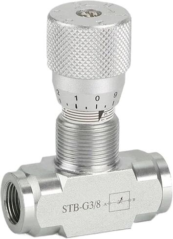 Hydraulic Two-Way Throttle Valve Single and bidirectional throttle valve 1 2 3 4 6 8 minutes G1/4(G3 8) in Kuwait