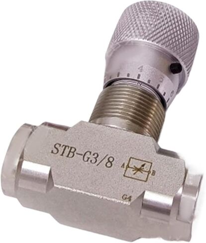 Hydraulic Two-Way Throttle Valve Series Throttle Valve G1/4 G3/8 Hydraulic Carbon Steel Flow Control Limiting(G3 8) in Saudi Arabia