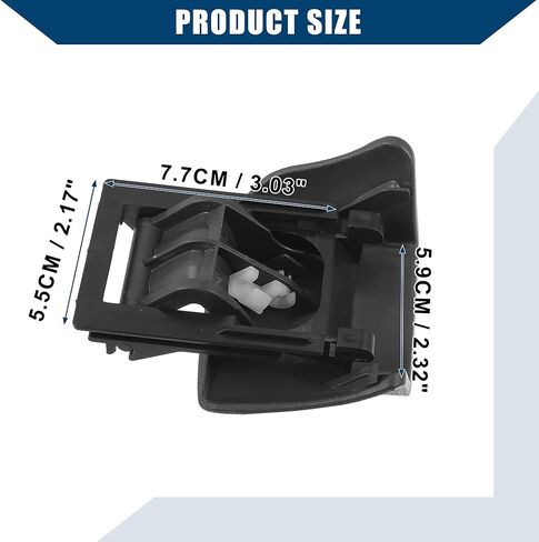 RU38LAZAA / Inner/Parking Brake Handle for Dodge for Ram 1500 1998-2001 / Durable/Plastic / 1 Pcs/Gray in Saudi Arabia