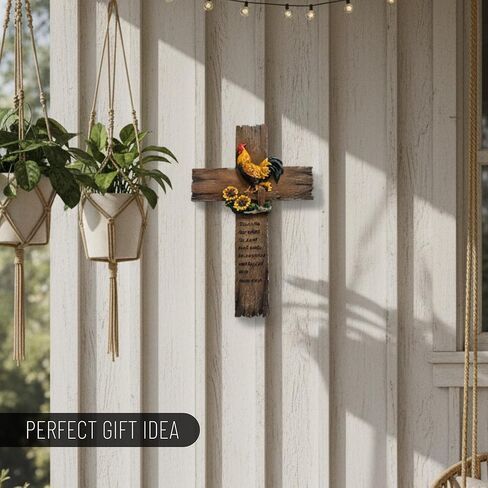 صليب نسر باين ريدج - صليب معلق على الحائط، ديكور منزلي معلق على الحائط، ديكور صليب روحي للجدار، ديكورات الحياة البرية لمقصورة المنزل، ديكور النسر in Kuwait