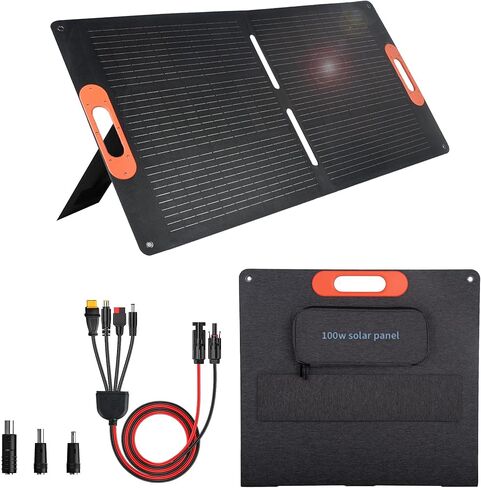 400W Portable Solar Panel for Power Station Generator,400 Watt Foldable Solar Panel Charger with MC4 Output,3-in-1 DC Connector,23.5% High Efficiency for Outdoor Camping RV Travel (400W) in Saudi Arabia