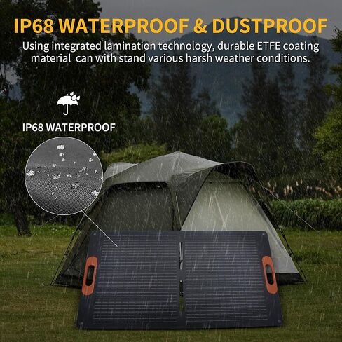 400W Portable Solar Panel for Power Station Generator,400 Watt Foldable Solar Panel Charger with MC4 Output,3-in-1 DC Connector,23.5% High Efficiency for Outdoor Camping RV Travel (400W) in Saudi Arabia