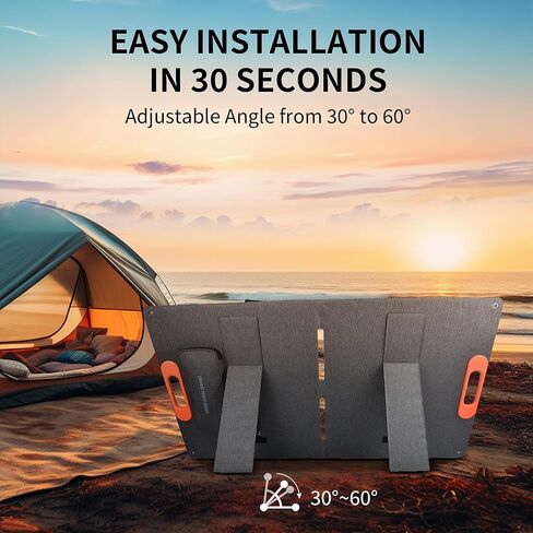 400W Portable Solar Panel for Power Station Generator,400 Watt Foldable Solar Panel Charger with MC4 Output,3-in-1 DC Connector,23.5% High Efficiency for Outdoor Camping RV Travel (400W) in Saudi Arabia