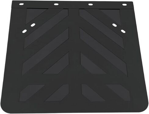 Mytee Products 2 Pack Semi Truck and Trailers Mud Flaps - 24"x36" Black Stripped Rubber Truck Splash Guard for Mud, Gravel, & Road Debris Protection in Saudi Arabia