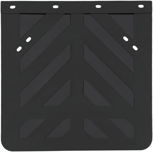 Mytee Products 2 Pack Semi Truck and Trailers Mud Flaps - 24"x36" Black Stripped Rubber Truck Splash Guard for Mud, Gravel, & Road Debris Protection in Saudi Arabia