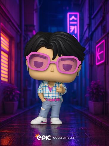 Funko Pop! Animation: Kpop Demon Hunters - Jinu Saja Boys Vinyl Figure Collectibles Bundled with Box Protector in Saudi Arabia