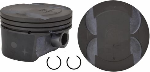 Set of 6 Dome Top Hypereutectic Pistons for 07-12 Ford 3.5L/213 | Standard Size | 92.50mm Bore Diameter in Saudi Arabia