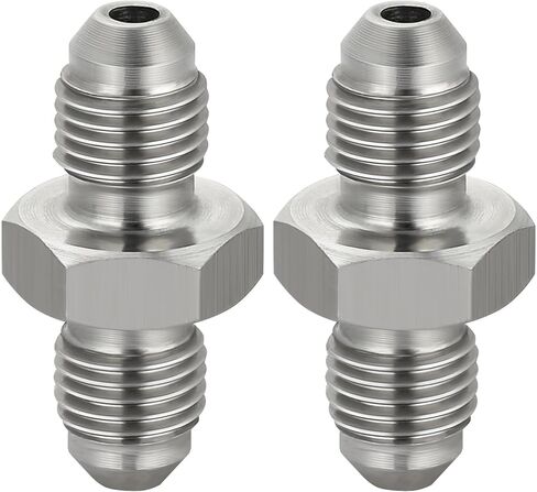 EVIL ENERGY 4AN Male to AN3 Male Stainless Steel Brake Coupler Union Straight Adapter Fitting in Saudi Arabia