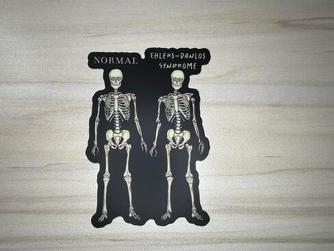 Ehlers-Danlos Syndrome Sticker, EDS Sticker, EDS Skeleton Humor, Ehlers Danlos Awareness, EDS Gift, Disability Awareness in Saudi Arabia