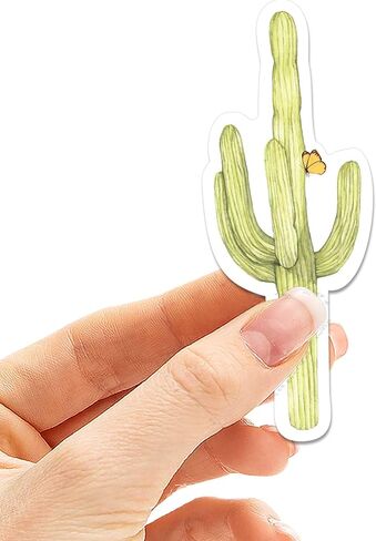 Saguaro Cactus Sticker for Hydroflask - Cute Southwest Decals for Laptop - Tucson, Phoenix, & Saguaro National Park Souvenirs in Saudi Arabia