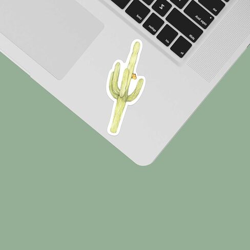 Saguaro Cactus Sticker for Hydroflask - Cute Southwest Decals for Laptop - Tucson, Phoenix, & Saguaro National Park Souvenirs in Saudi Arabia