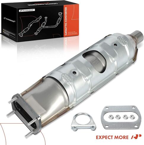 محول حفاز ممتاز مع مجموعة حشية متوافقة مباشرة مع Ford F-250 1987-1996، F-350 1987-1997، E-250 E-350 Econoline، E-250 E-350 Econoline Club Wagon، 5.8L 7.5L، E.P.A. متوافق in Saudi Arabia