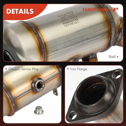 A-Premium Left and Right 2-PC Exhaust Manifold Catalytic Converter Kit Direct-Fit Compatible with Dodge Grand Caravan, Journey, Avenger & Chrysler Town & Country, Pacifica, 3.5L 4.0L, EPA Compliant in Saudi Arabia