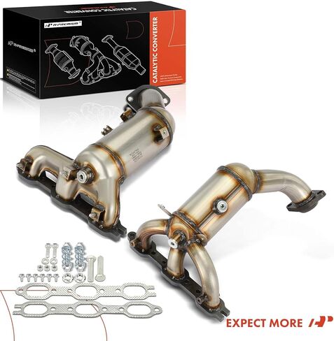 A-Premium Left and Right 2-PC Exhaust Manifold Catalytic Converter Kit Direct-Fit Compatible with Dodge Grand Caravan, Journey, Avenger & Chrysler Town & Country, Pacifica, 3.5L 4.0L, EPA Compliant in Saudi Arabia