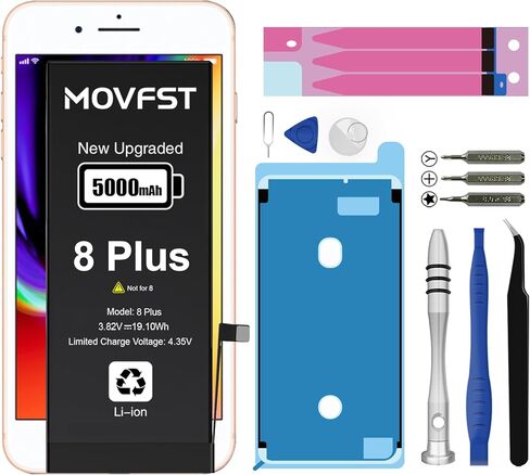 Replacement for iPhone 14 Battery,3600mAh Li-ion Polymer High Capacity Battery Fit for iPhone 14 Model A2882 A2649 A2881 A2884 A2883 with Repair Tool Kits in Saudi Arabia