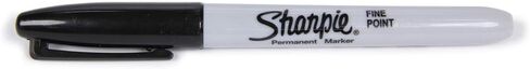 Permanent Marker - Sharrpie Fine Point | Black Ink | Quick-Drying Writing Marker | Each in Saudi Arabia